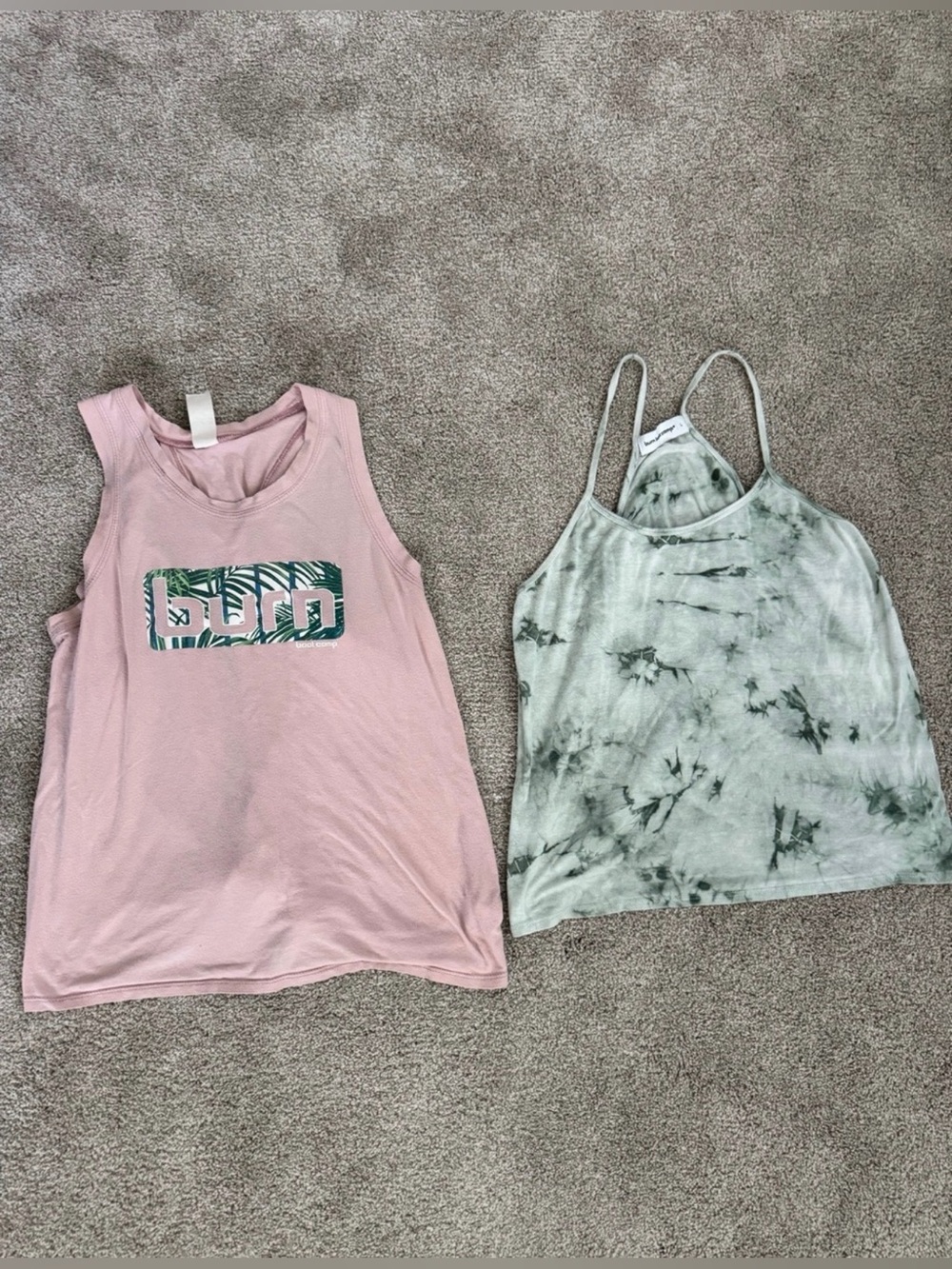 Burn Boot Camp Size Large Tank Bundle FAIR CONDITION